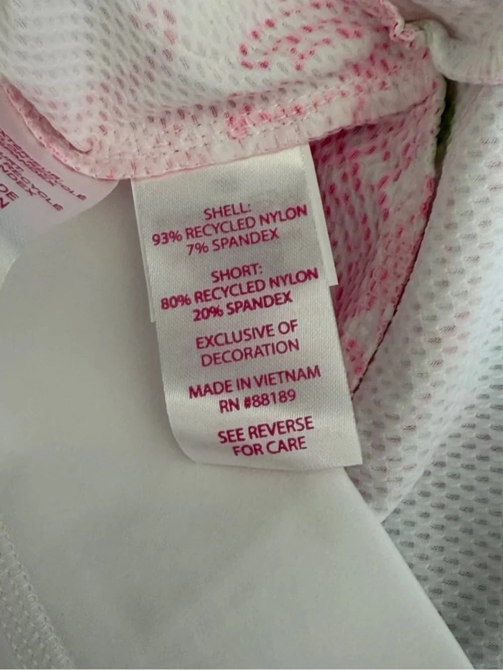 Lilly Pulitzer UPF 50+ Luxletic Zadora High Rise Skort: Resort White Lil Go Wit